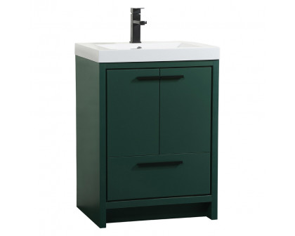 Elegant Bathroom Vanity - Green, L 24" (VF46024MGN)