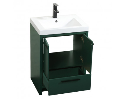 Elegant Bathroom Vanity - Green, L 24" (VF46024MGN)