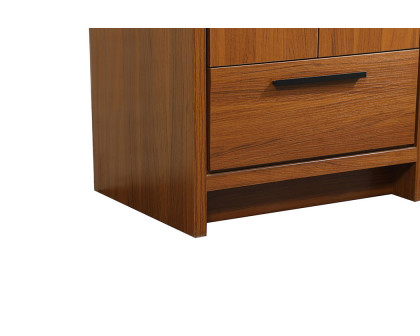 Elegant Bathroom Vanity - Teak, L 24" (VF46024MTK)