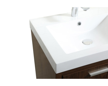 Elegant Bathroom Vanity - Walnut, L 24" (VF46024MWT)