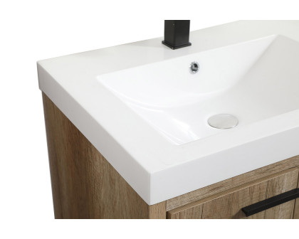 Elegant Bathroom Vanity - Natural Oak, L 24" (VF46024NT)