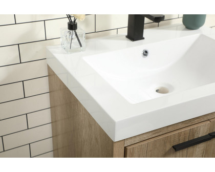 Elegant Bathroom Vanity - Natural Oak, L 24" (VF46024NT)