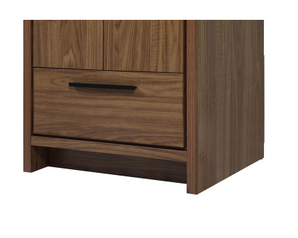 Elegant Bathroom Vanity - Walnut Brown, L 24" (VF46024WB)