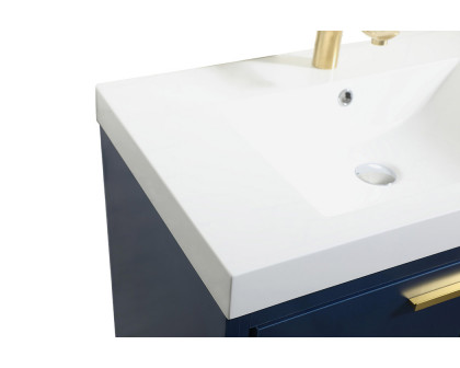 Elegant Bathroom Vanity - Blue, L 30" (VF46030MBL)