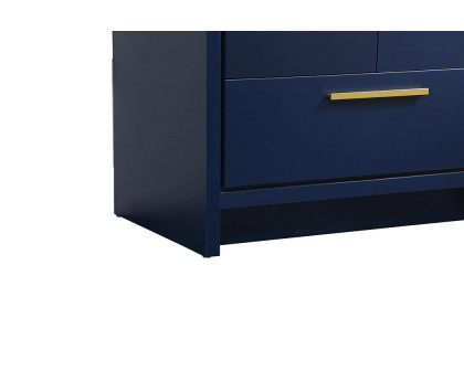 Elegant Bathroom Vanity - Blue, L 30" (VF46030MBL)