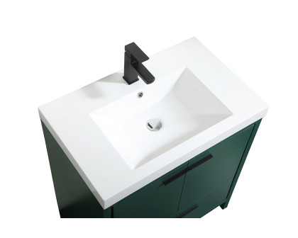 Elegant Bathroom Vanity - Green, L 30" (VF46030MGN)