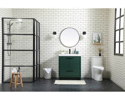 Elegant Bathroom Vanity - Green, L 30" (VF46030MGN)