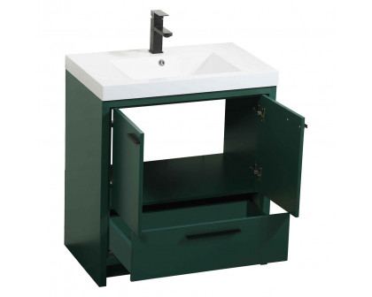 Elegant Bathroom Vanity - Green, L 30" (VF46030MGN)