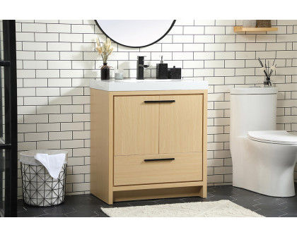 Elegant Bathroom Vanity - Maple, L 30" (VF46030MMP)