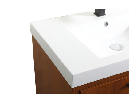 Elegant Bathroom Vanity - Teak, L 30" (VF46030MTK)