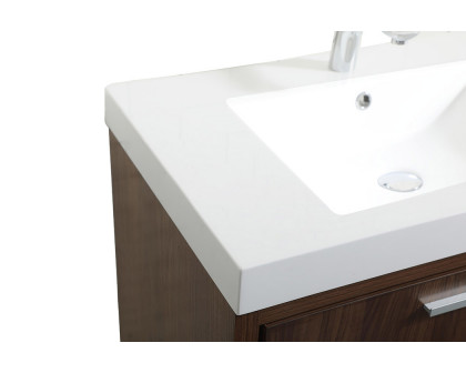 Elegant Bathroom Vanity - Walnut, L 30" (VF46030MWT)