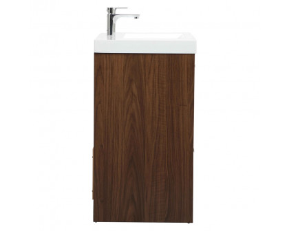 Elegant Bathroom Vanity - Walnut, L 30" (VF46030MWT)