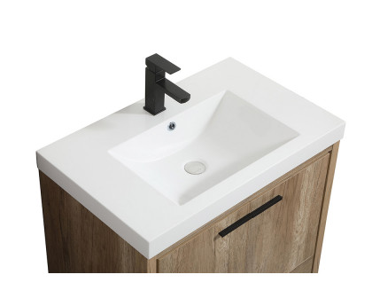 Elegant Bathroom Vanity - Natural Oak, L 30" (VF46030NT)