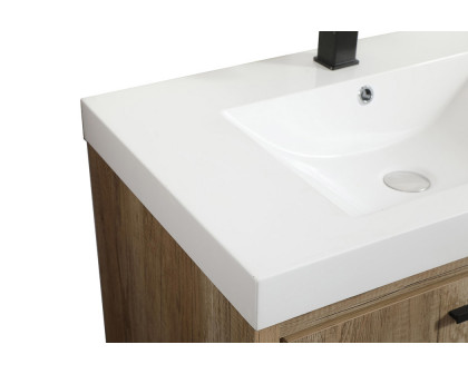 Elegant Bathroom Vanity - Natural Oak, L 30" (VF46030NT)