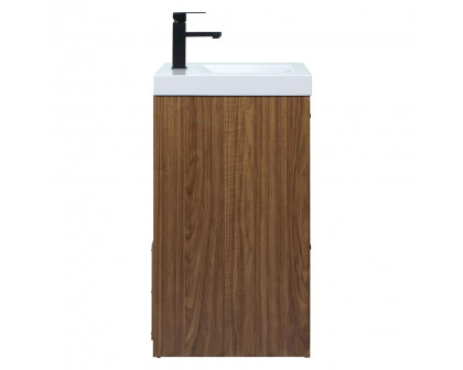 Elegant Bathroom Vanity - Walnut Brown, L 30" (VF46030WB)