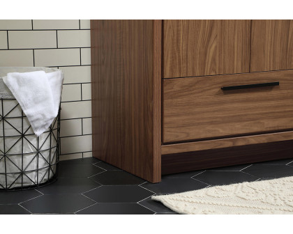 Elegant Bathroom Vanity - Walnut Brown, L 30" (VF46030WB)