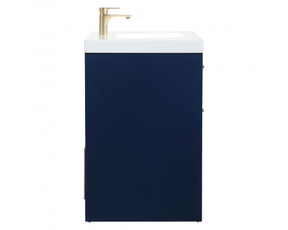 Elegant Bathroom Vanity - Blue, L 36" (VF46036MBL)