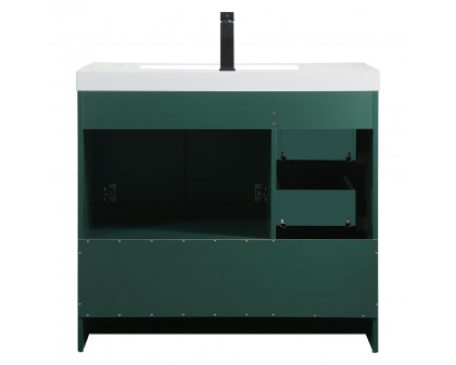 Elegant Bathroom Vanity - Green, L 36" (VF46036MGN)