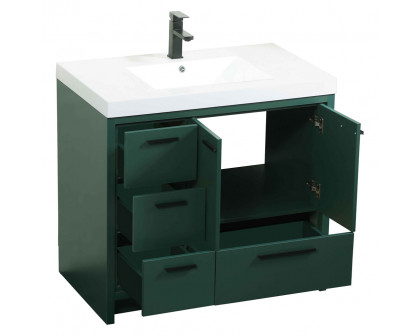 Elegant Bathroom Vanity - Green, L 36" (VF46036MGN)