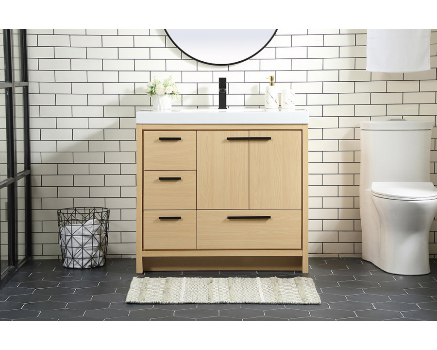 Elegant Bathroom Vanity - Maple, L 36" (VF46036MMP)