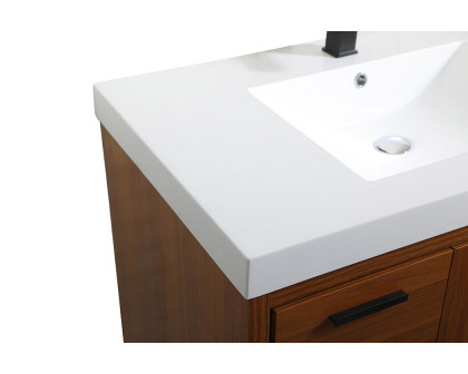 Elegant Bathroom Vanity - Teak, L 36" (VF46036MTK)