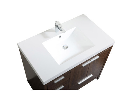 Elegant Bathroom Vanity - Walnut, L 36" (VF46036MWT)