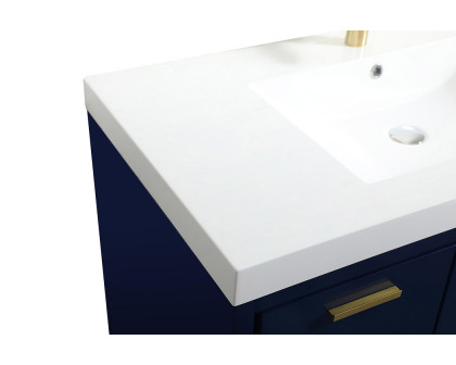 Elegant Bathroom Vanity - Blue, L 42" (VF46042MBL)