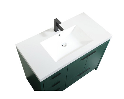 Elegant Bathroom Vanity - Green, L 42" (VF46042MGN)