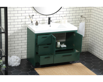 Elegant Bathroom Vanity - Green, L 42" (VF46042MGN)