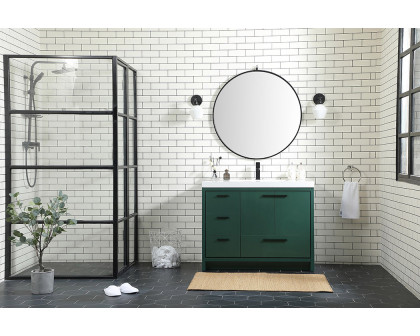 Elegant Bathroom Vanity - Green, L 42" (VF46042MGN)