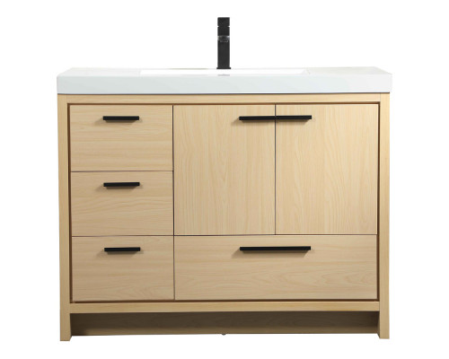 Elegant Bathroom Vanity - Maple, L 42" (VF46042MMP)