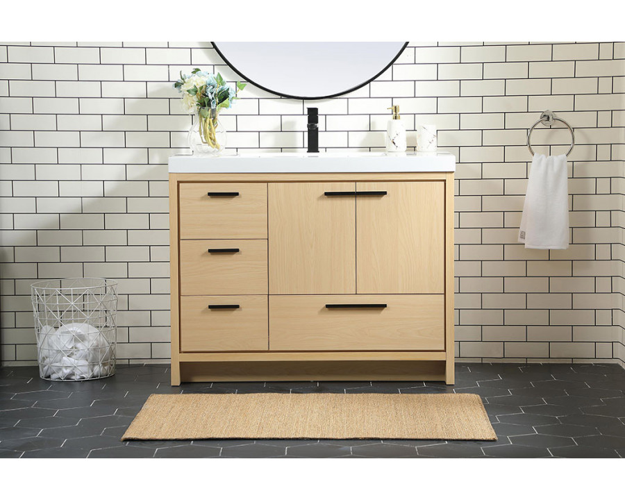 Elegant Bathroom Vanity - Maple, L 42" (VF46042MMP)