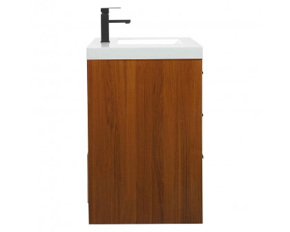 Elegant Bathroom Vanity - Teak, L 42" (VF46042MTK)