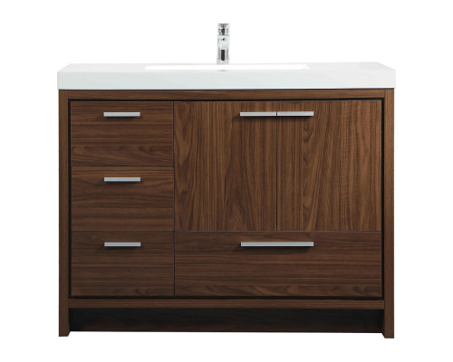 Elegant Bathroom Vanity - Walnut, L 42" (VF46042MWT)