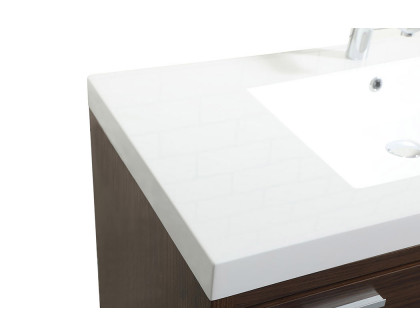 Elegant Bathroom Vanity - Walnut, L 42" (VF46042MWT)