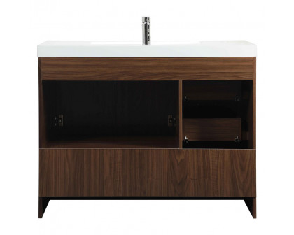 Elegant Bathroom Vanity - Walnut, L 42" (VF46042MWT)