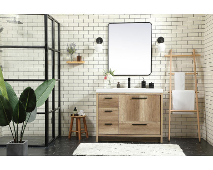 Elegant Bathroom Vanity - Natural Oak, L 42" (VF46042NT)