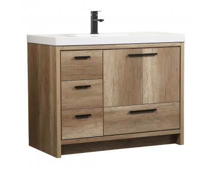 Elegant Bathroom Vanity - Natural Oak, L 42" (VF46042NT)