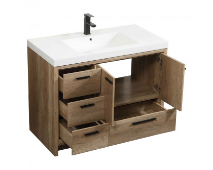 Elegant Bathroom Vanity - Natural Oak, L 42" (VF46042NT)