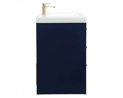 Elegant Bathroom Vanity - Blue (VF46048MBL)