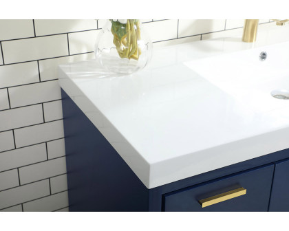 Elegant Bathroom Vanity - Blue (VF46048MBL)