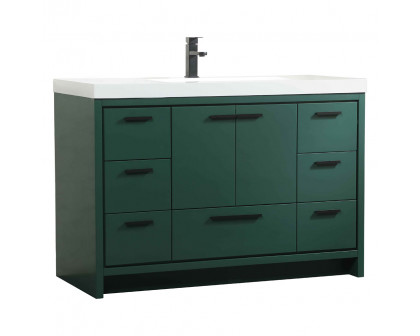 Elegant Bathroom Vanity - Green (VF46048MGN)