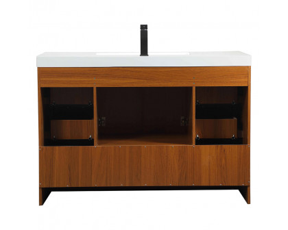 Elegant Bathroom Vanity - Teak (VF46048MTK)