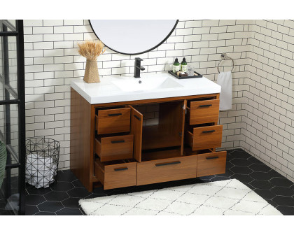 Elegant Bathroom Vanity - Teak (VF46048MTK)