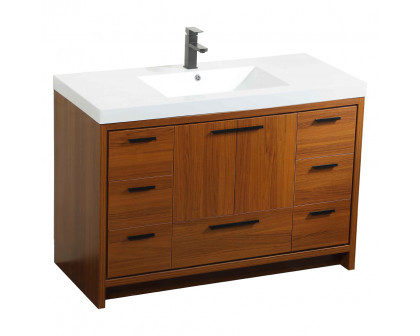 Elegant Bathroom Vanity - Teak (VF46048MTK)