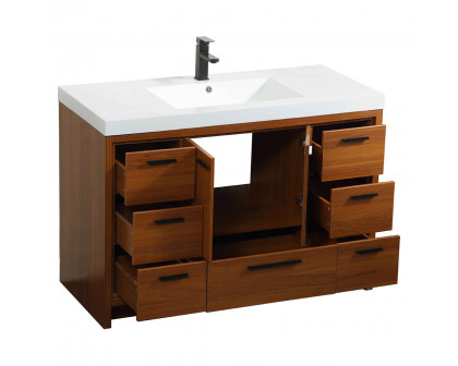 Elegant Bathroom Vanity - Teak (VF46048MTK)