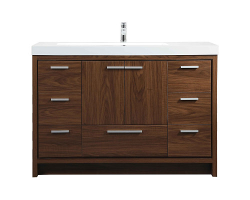 Elegant Bathroom Vanity - Walnut (VF46048MWT)