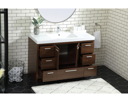 Elegant Bathroom Vanity - Walnut (VF46048MWT)