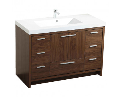 Elegant Bathroom Vanity - Walnut (VF46048MWT)