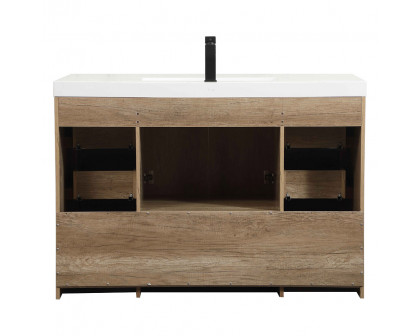 Elegant Bathroom Vanity - Natural Oak (VF46048NT)